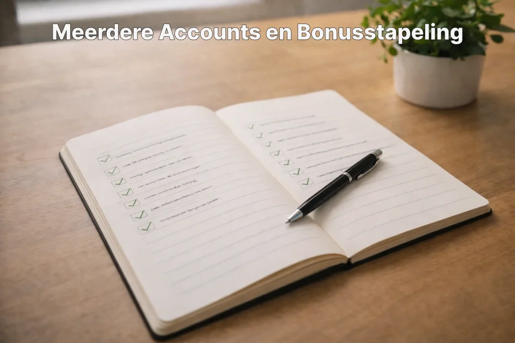 Geopend notitieboek met planningsnotities